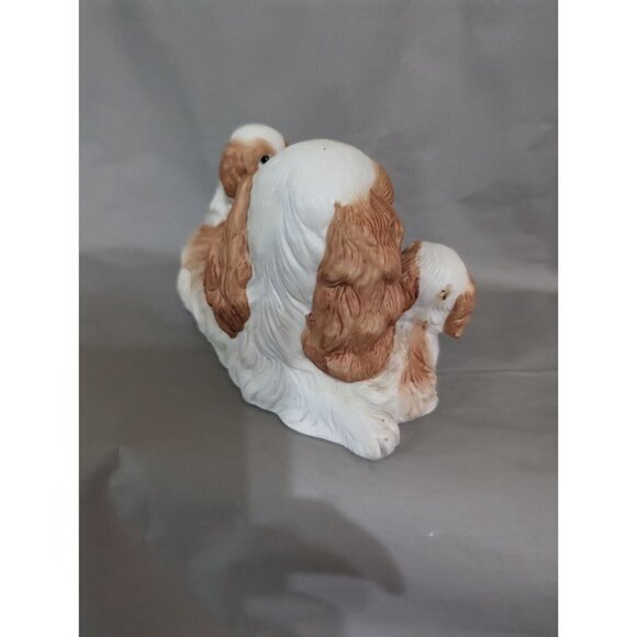 Homco Home Interiors 1434 Cocker Spaniel Dog W/ Puppies Figurine Vintage - Picture 4 of 10